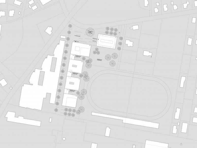 ARSP - Bildungscampus-Lustenau-Mühlefeld: Lageplan